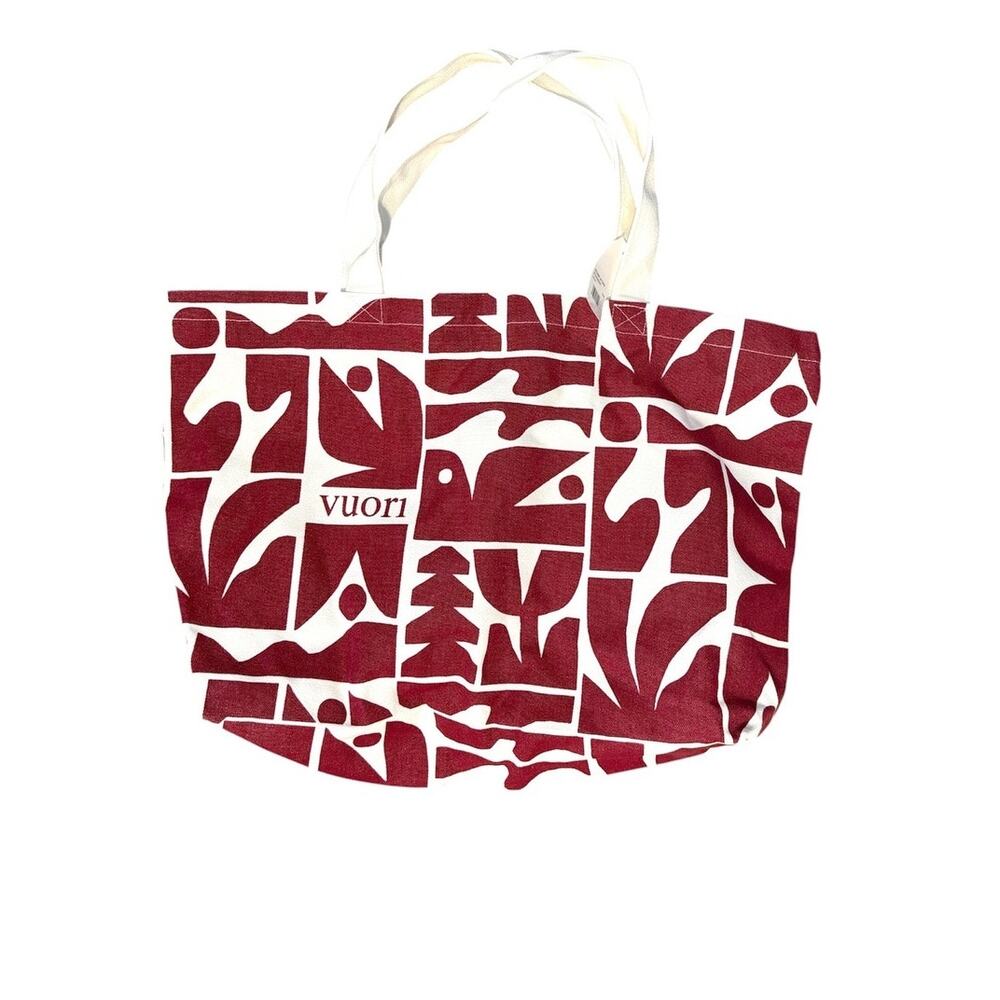 Vuori Limited Edition Cody Hudson abstract print canvas tote BT 3622